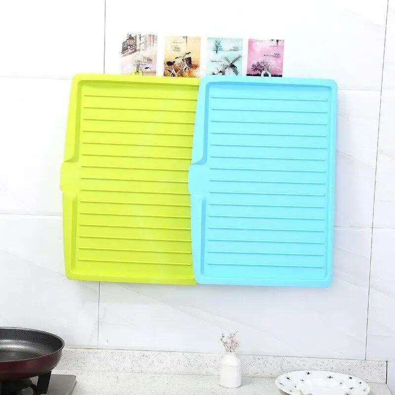 Drain Rack Kitchen Dish Drainer Tray Large Sink Drying Rack Worktop Organizer Drying Rack For Kitchen Dishes Tableware