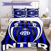 3 Stück I-Internazionale Milano (10) Design-Bettwäsche-Set - HD-bedruckte Bettwäsche mit 1 Bettbezug und 2 Kissenbezügen - Perfekt für die Dekoration zu Hause und im Studentenwohnheim