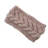European American Handmade Elastic Yarn Women's Headband Autumn Winter Warm Hair Accessories Ear Protection Twist Knitted Design