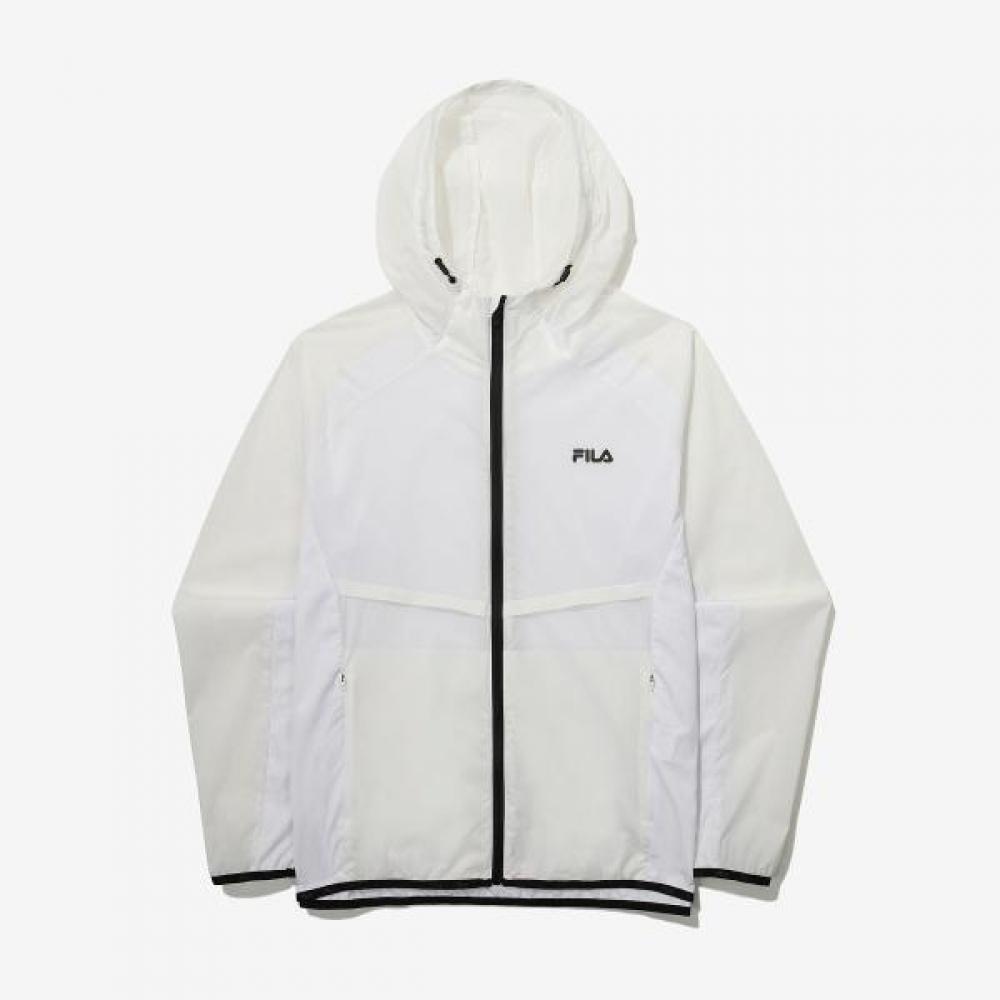Легкая эластичная ветровка для бега Fila white/95