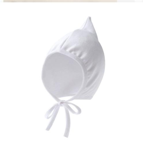 

Baby Solid Color Ear Protection Hat Soft and Cute Newborn Knitted Pointed Corner Hat Infant and Toddler Care Door Tire Cap