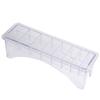 10 Slots Clipper Guard Holder Plastic Case Limit Comb Organizer Caliper Organizer  For Salon