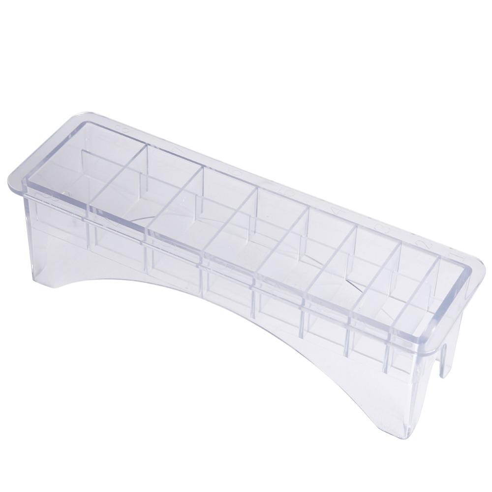 10 Slots Clipper Guard Holder Plastic Case Limit Comb Organizer Caliper Organizer For Salon