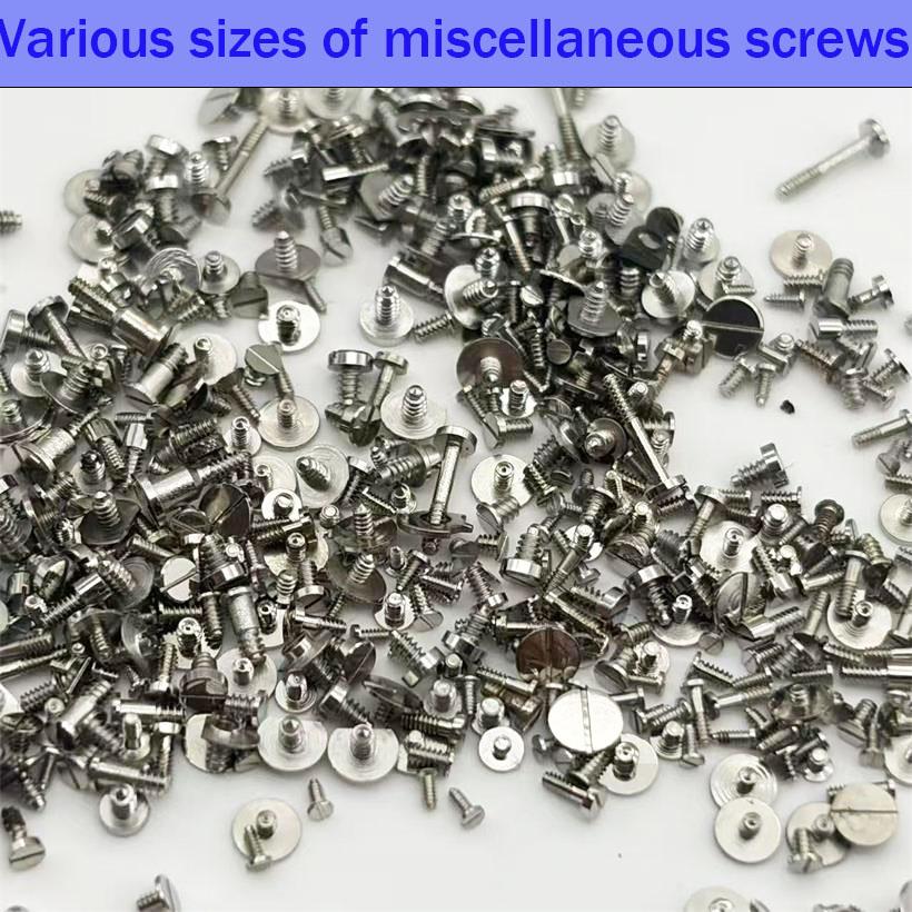 100PCS Various Specifications Sizes Different Miscellaneous Screw Random Shipping Original Screw Watch Accessories