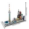 MOC City of Toronto Skyline Building Blocks Model City of Toronto Skyline Architecture Street View Bricks Assembly Toys Gifts