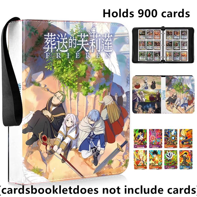 Anime Frieren: Beyond Journey's End 400pcs/900pcs Card Album Book Collection Card Zipper Game Cards Binder Holder Kids Gifts