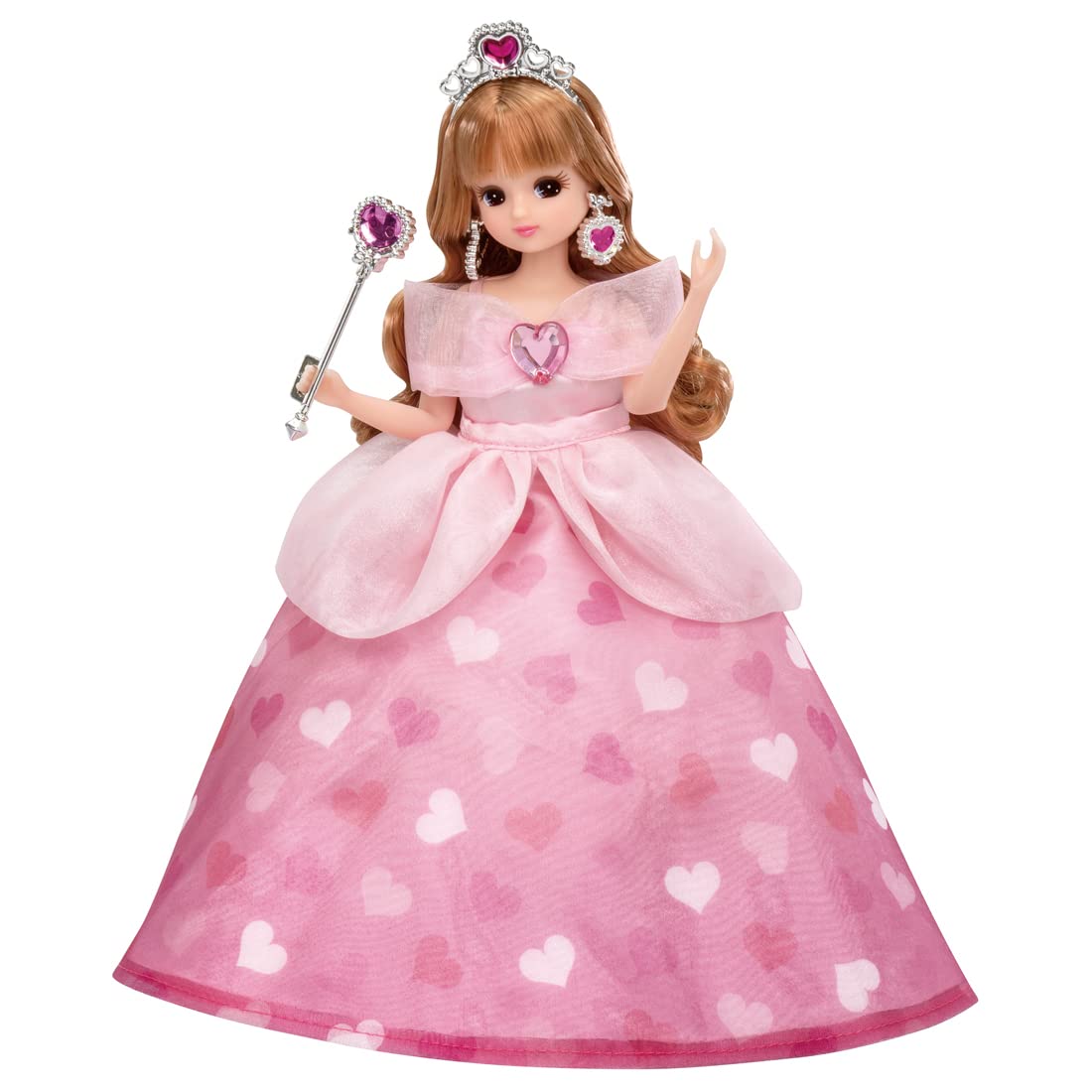 

Takara Tomy Licca Doll LD-03 Heartful Princess Dress-up Doll, Pretend Play Toy, Ages 3 and Up, Meets Toy Safety Standards (ST Mark), Licca TAKARA