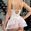 Neue Sex-Unterwäsche sexy Frauen Spitze Mesh Strumpfband Nachthemd Pyjama Sex Anzug