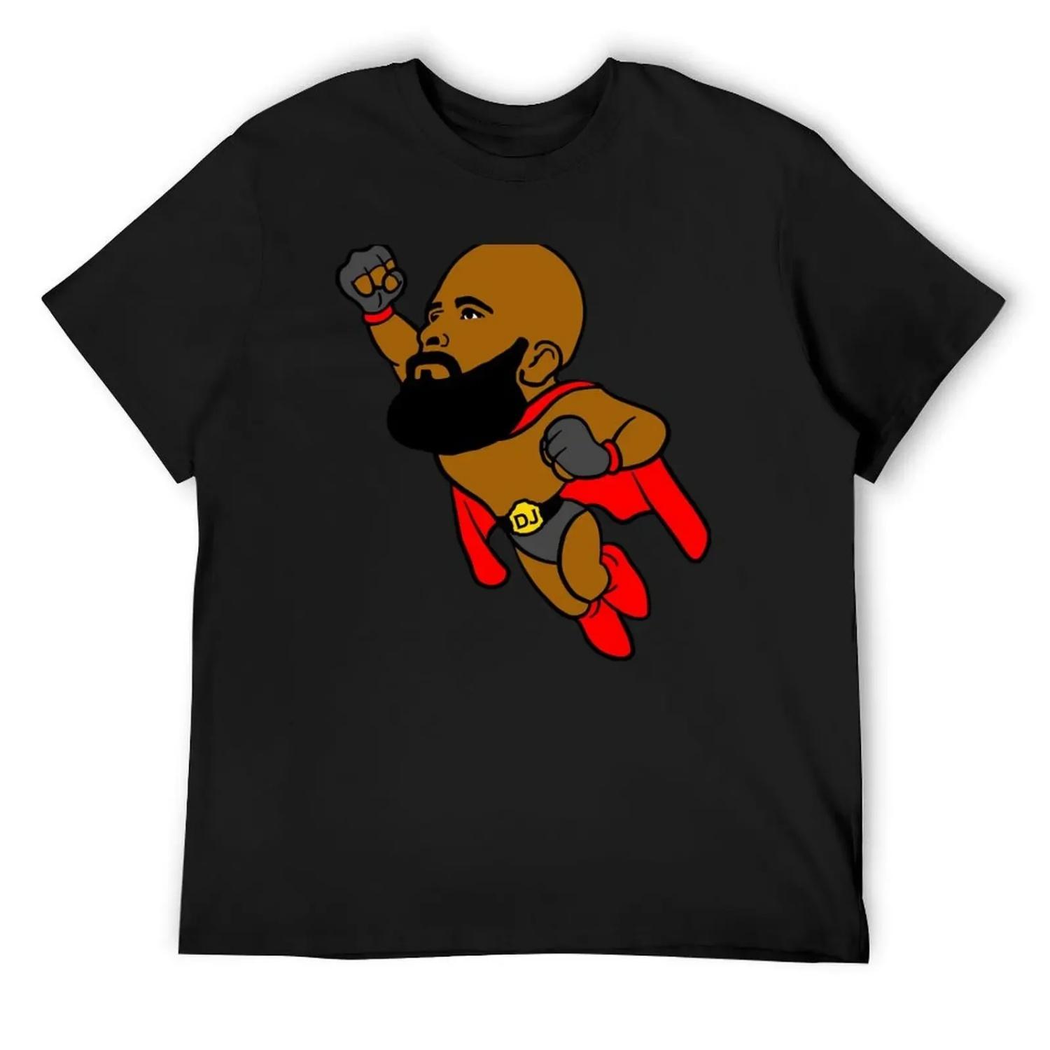 Demetrious Mighty Mouse Johnson T-Shirt quick drying luxury designer custom shirt anime clothes cotton t shirt men S чёрный