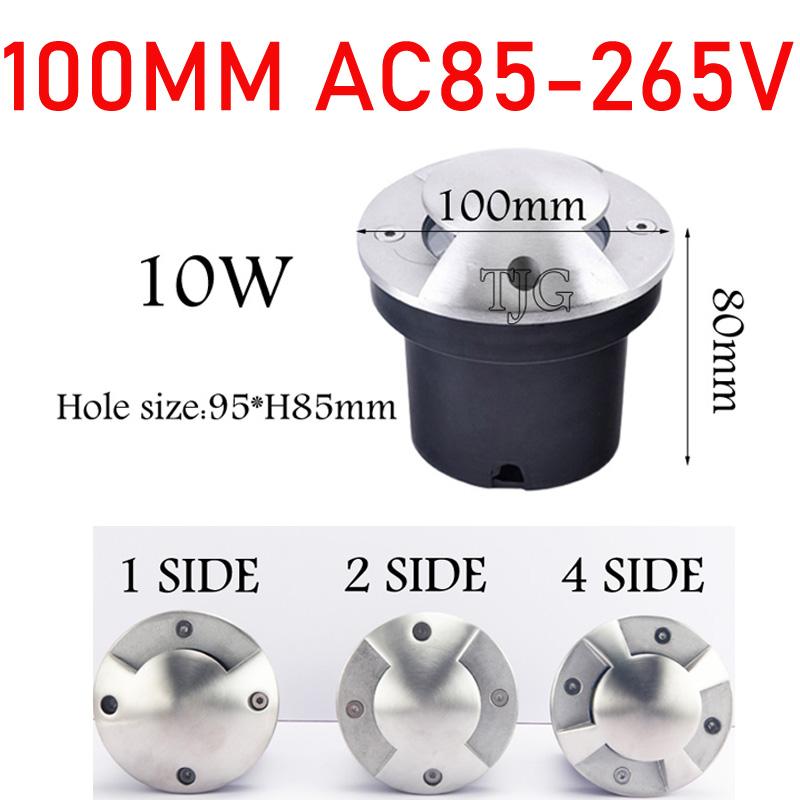 Éclairage Extérieur 10W 6W 3W Jardin Cour Escaliers Sol Terrasse Lampes LED Encastrées Enterrées Spot LED Souterrain AC110 220V