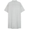 Calvin Klein Vintage Cotton Contrast Stitch Half-Placket Shirt Dress Women Dresses 47C016G