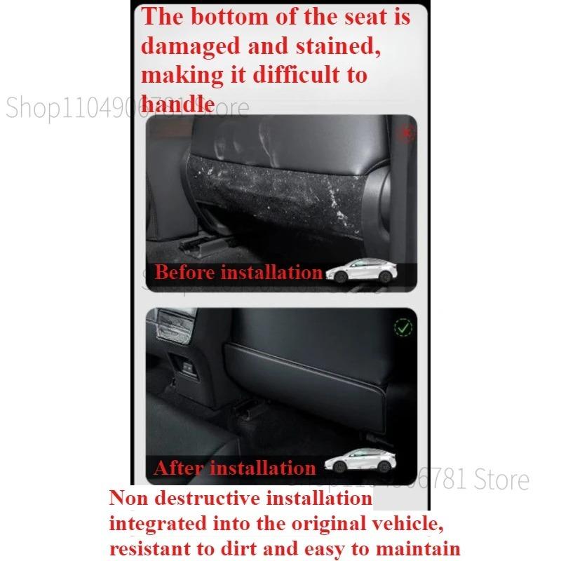 For FOR Beijing -Hyundai SONATA 2015- Anti-dirty Pad Seat Protection Accessories  Rear Seat Anti Kick Pad