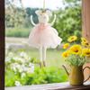 Crowned Angel Hanging Decoration Plush Girl Mouse Doll Pendant For Christmas Decorations