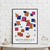 Plakat mondrian obrazy