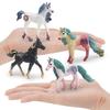 Fantasy Magical Unicorn Figurine Collection With Realistic Details In Colors Vibrant