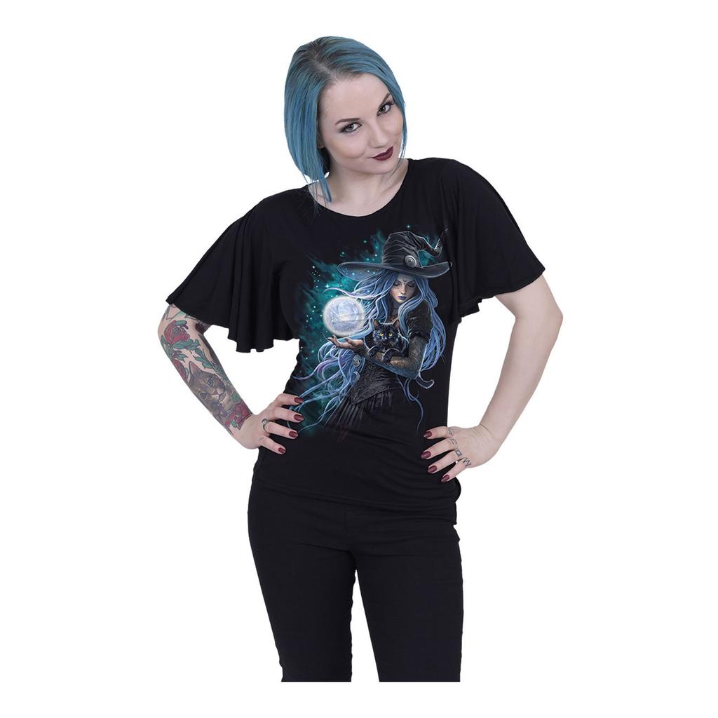 Spiral Direct Womens/Ladies Mystical Moon Batwing Sleeve T-Shirt