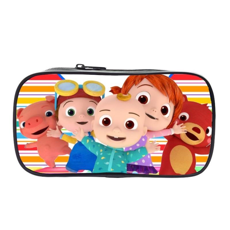 Cocomelon Pencil Box Large Capacity Storage Bag Ideal For Students And Kids