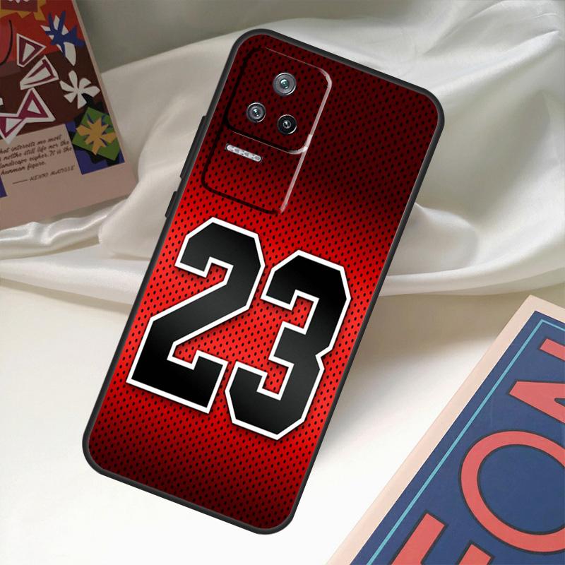 Basketball Number 23 Case For Xiaomi 17 14 15 Ultra 13T 14T 15T Pro POCO F8 Ultra F7 F5 F6 X3 X5 X6 X7 Pro Coque