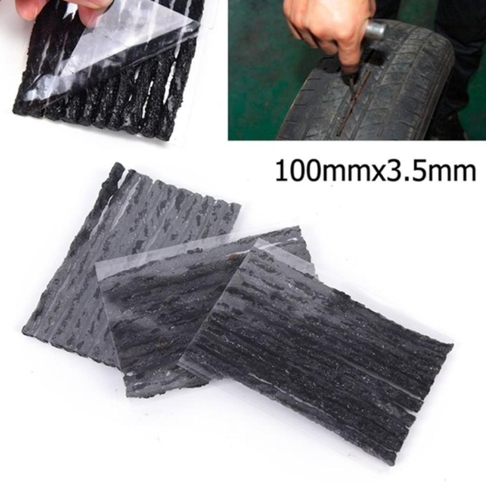 5 Sheets 100mmx3.5mm Tubeless Seal Strip Plug Bike Car Tyre Repair Recovery Tools For Tire Puncture
