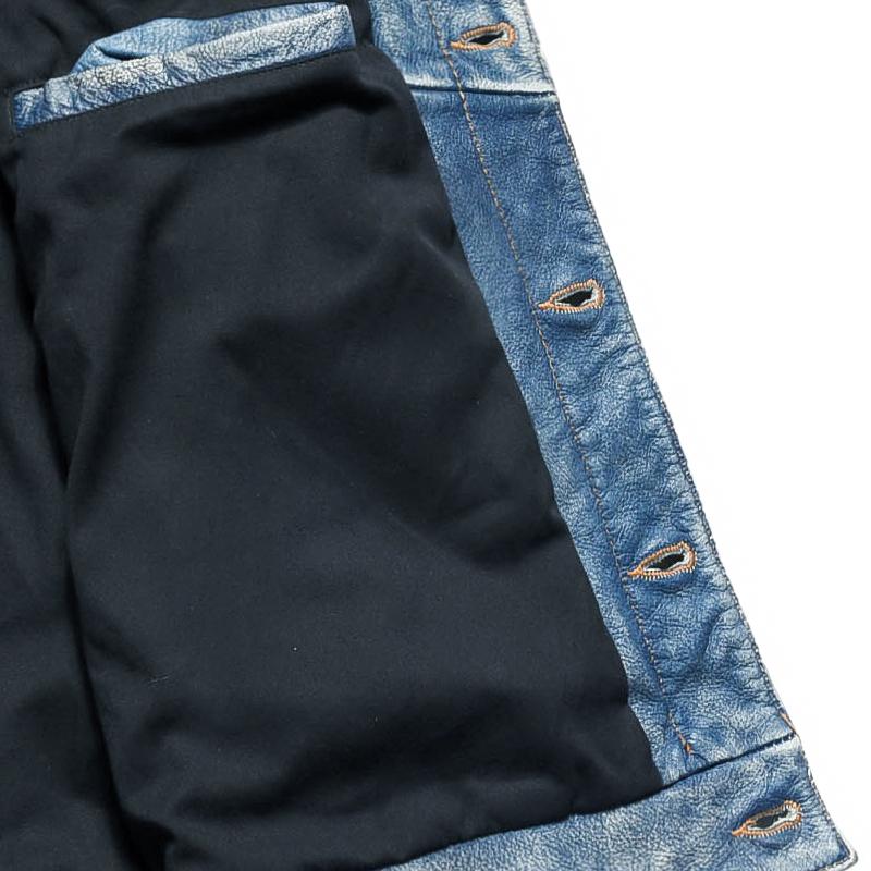 Çince Beden Vintage Mavi 507 Rahat Hakiki Deri Ceket Erkek Gerçek İnek Derisi İnce Bomber Ceket Erkek Deri Ceket Sonbahar Erkek Giysileri