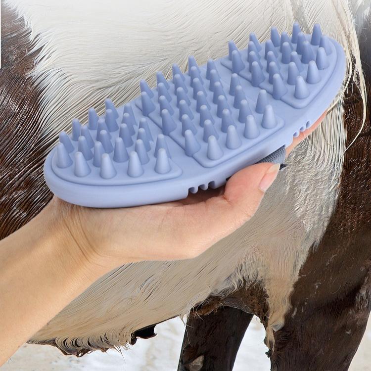1PC Horse Brush Equestrian Supplies Bath Brush Horse Supplies Cleaning Brush Horse Equipment Supplies Massage Brush Horse Equipment