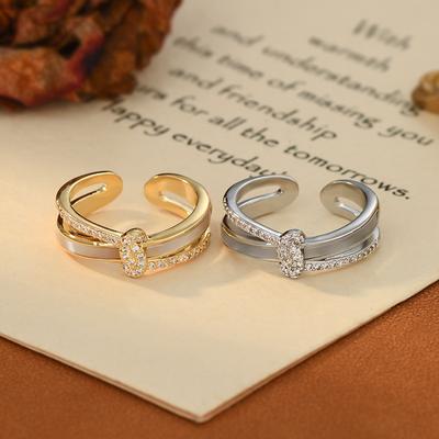 Adjustable Women's Ring Bow Tie Fashion Personality Simple Clean Ins Style Girl Summer Beach Vacation Jewelry Finger Ring Wedding Party Jewelry