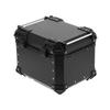 Universal Black 45L Motorcycle Adventure Aluminum Top Case Tail Box Luggage