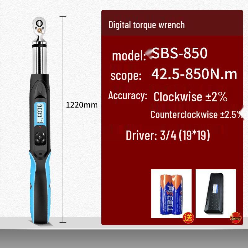 HEMUELE Digital Torque Wrench with Adjustable Torque and Screw Force Test