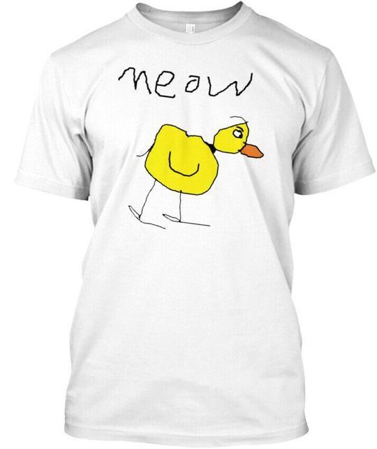 Meow The Duck - Футболка Сделано в США Размеры от S до 5XL 2XL