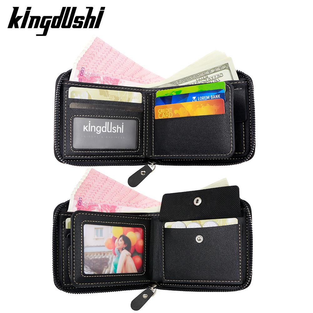 Men's Crocodile Pattern Wallet with Chain, Multi-Card Slots, Coin Pocket, and Change Purse.