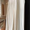 2025 Fall/Winter Cotton Linen Women's Chic Wide-Leg Skirt Pants - Textured, Flowy, and Leg-Elongating