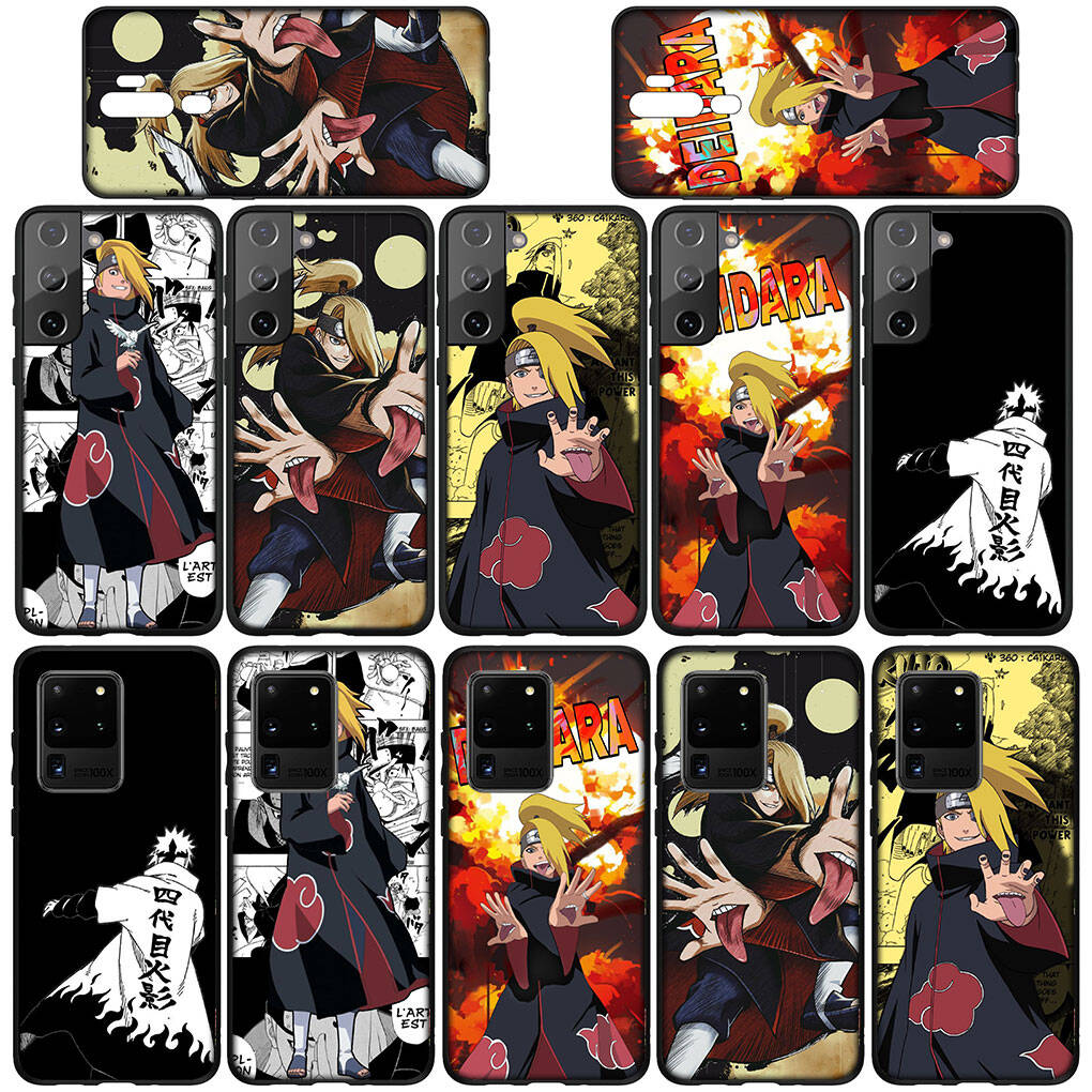Phone Case for iPhone 17 15 16 Plus Xiaomi Poco X7 X6 F8 F7 M8 C85 C75 C71 Redmi Note 14 12 11 13 Pro Max A4 14C 13C Deidara Silicone Akatsuki Narutos