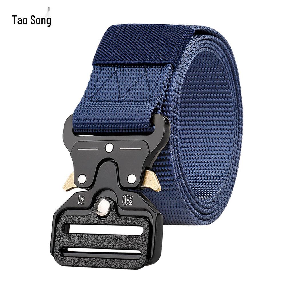 Men’s Tactical Quick-Release Nylon Belt with Cobra Alloy Buckle