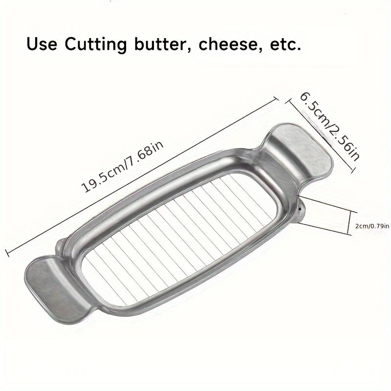 Aluminium Cheese Cutter Butter Slicer Multifunctional Butter Slicer Cutter Kitchen Food Tool Butter Cutter Wire Cheese Slicer