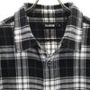 XLARGE Check Pattern Back Logo Long sleeve Flannel shirt XL black Men's Used