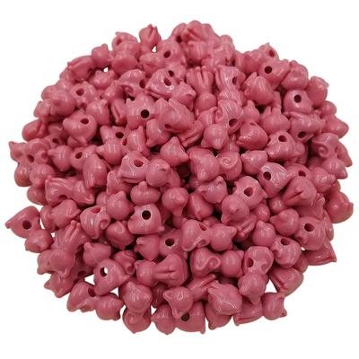 Jewelry Making Loose Beads Wholesale DIY for Necklace Bracelet Acrylic Cat Pendant 50PCS 15x9mm