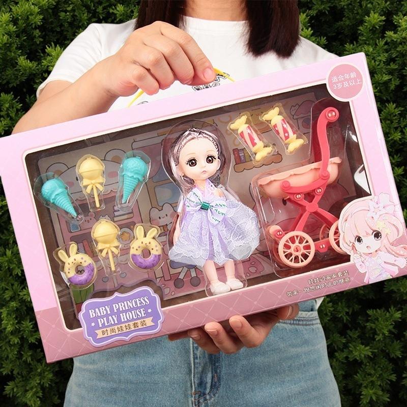 

Подарункова коробка з лялькою для дівчинки Коробка для маленької дівчинки Дитячі іграшки Іграшка для дівчаток Іграшка для ігор