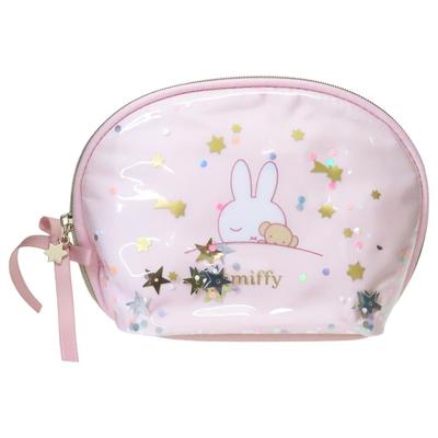 Marimo Craft Miffy Round Dreamy W150 X H120 X D75mm Pouch, Series, Pink, (DBM-3004)