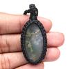 Chrysoprase Gemstone Holloween Gifted Jewelry Macrame Gift For Her Necklace