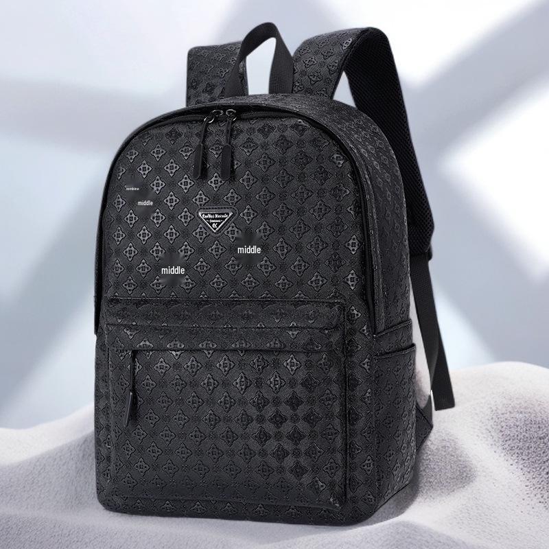 

Мужской рюкзак для компьютера большой вместимости для путешествий, школы и бизнеса чёрный