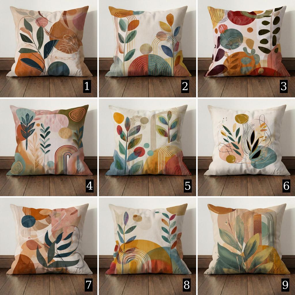 Pc Minimalist Abstract Boho Decorative Cushion Cover D Print Polyester Pillow Case for Sofa Bed Car Office Home Decoration