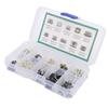 250Pcs Tactile Push Button Switch 10 Types Micro Switch Kit for DIY Electronic Products