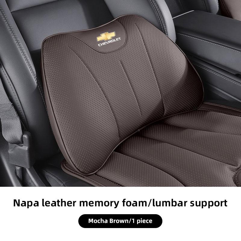 Car Headrest Soft Cotton Seat Cushion Waist Pillow For Chevrolet Corvette Montana TrailBlazer Silverado Traverse Camaro Suburban