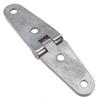 Marine Grade 316 Stainless Steel Strap Butt Hinge with 4 Mounting Holes for Hatch Doors Cabinet Use On Boats and Yachts