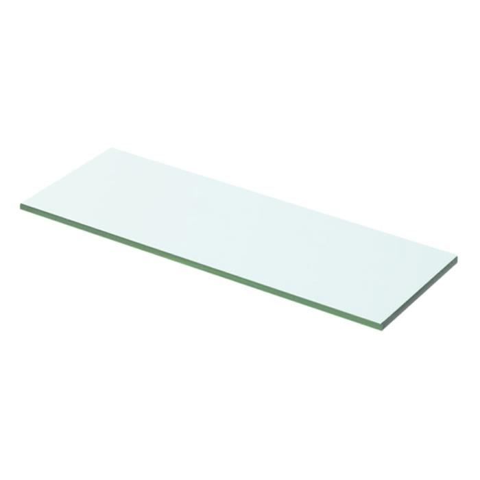 VidaXL Panneaux d'étagère 2 pcs Verre Transparent 50 x 12 cm
