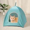 Cat Tent Indoor Outdoor Pet Tent House Portable Cat Cave Bed with Handle for Kittens Puppies Small Animals
