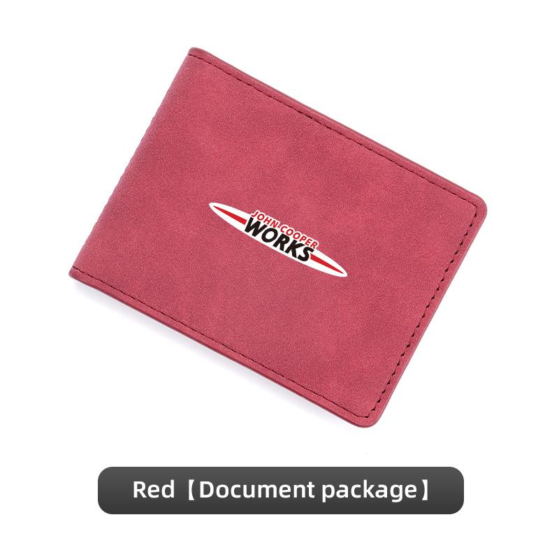 Car Driver License Wallet ID Credit Card Holder Accessories For MINI WORKS One Cooper JCW Countryman Clubman Cabrio Paceman F60 Gzpxv22