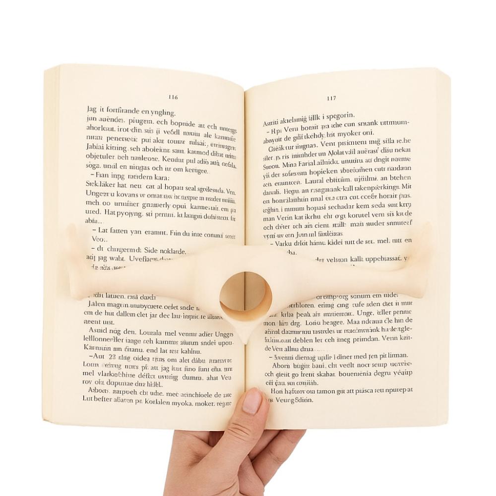 Reading Assistant Funny Thumb Bookmark Reusable Finger Ring Page Clip  Book Lovers