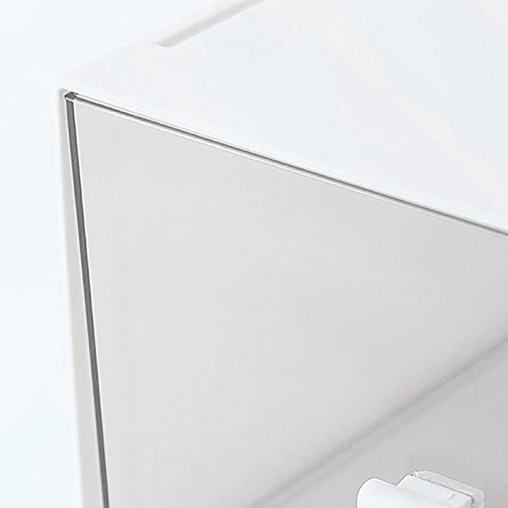 Large Desk Organizer Drawers Multipurpose Clear Stationery Cosmetic Storage Bins for Office Vanity