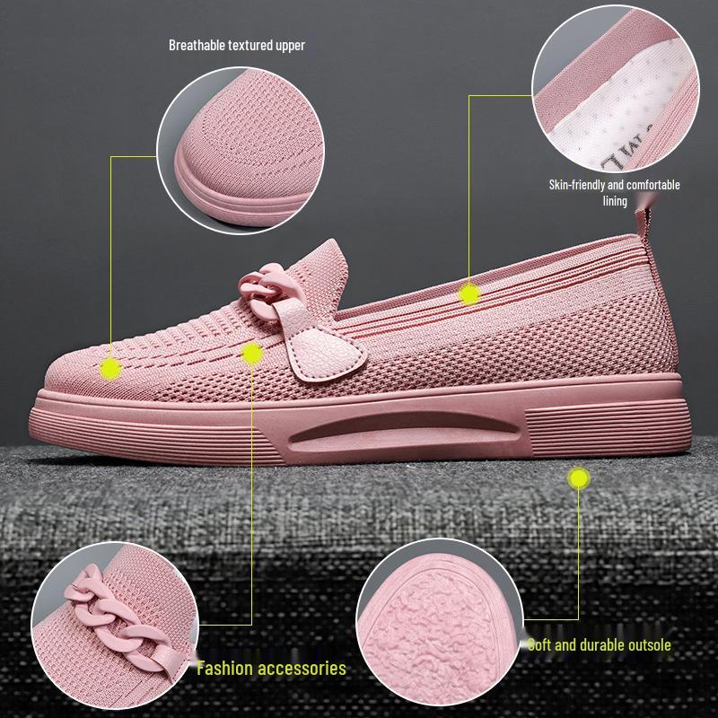 2025 Comfortable Flyknit Slip-on Women's Shoes